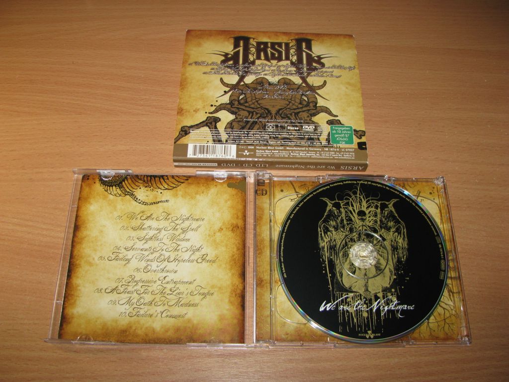 ARSIS - We Are The Nightmare  (2008 Nuclear Blast CD/DVD) - фото фото фото 1
