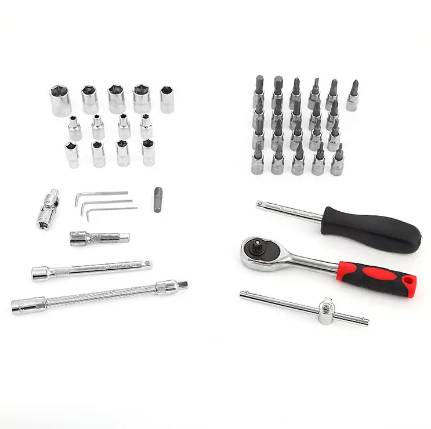 Автомобільний набір Інструментів Piece Tool Set на 46 Ручних Інструментів у Пластиковому Кейсі - фото фото фото 4