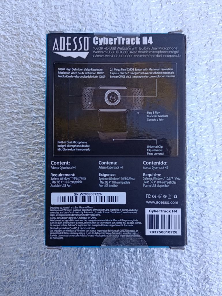 ВЕБ-камера Adesso CyberTrack H4 WEB-камера - фото фото фото 3