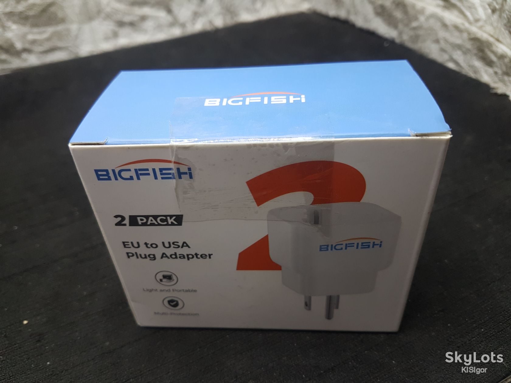 Набір мережевих адаптерів Bigfish EU to USA Plug Adapter  (2 Pack) *80983 - фото фото фото 11