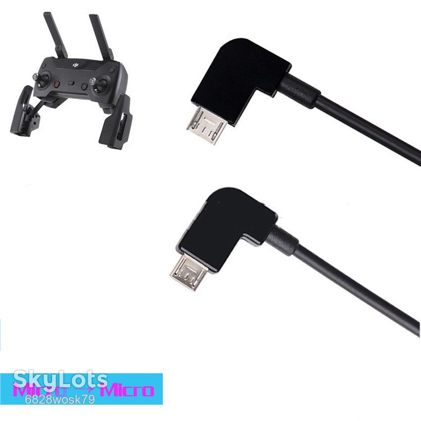 Кабель для DJI дронов microUSB - microUSB для пульта DJI Spark/Mavic Mini/Pro/Air/Platinum - фото фото фото 1