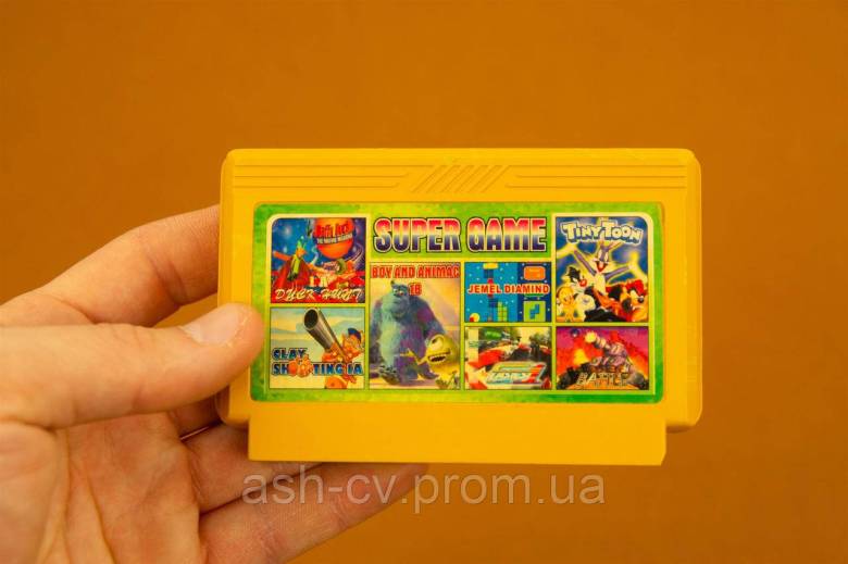 Картридж, Dendy, Super Game, 7 ігор, Tiny Toon, Battle - фото фото фото 1
