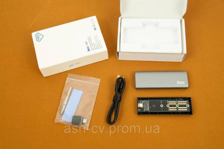 Адаптер, кишеня, SSD, M.2, NVMe, USB, CoolFish, 10Gbps - фото фото фото 0