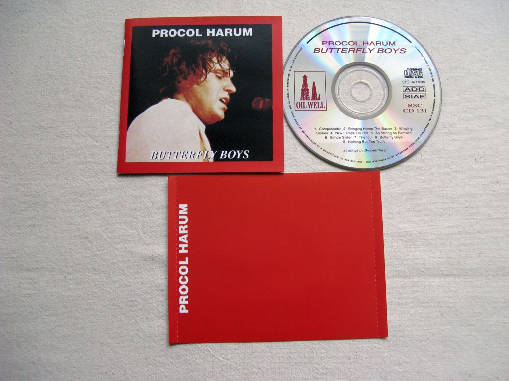 CD Procol Harum. Butterfly Boys. 1974. - фото фото фото 1