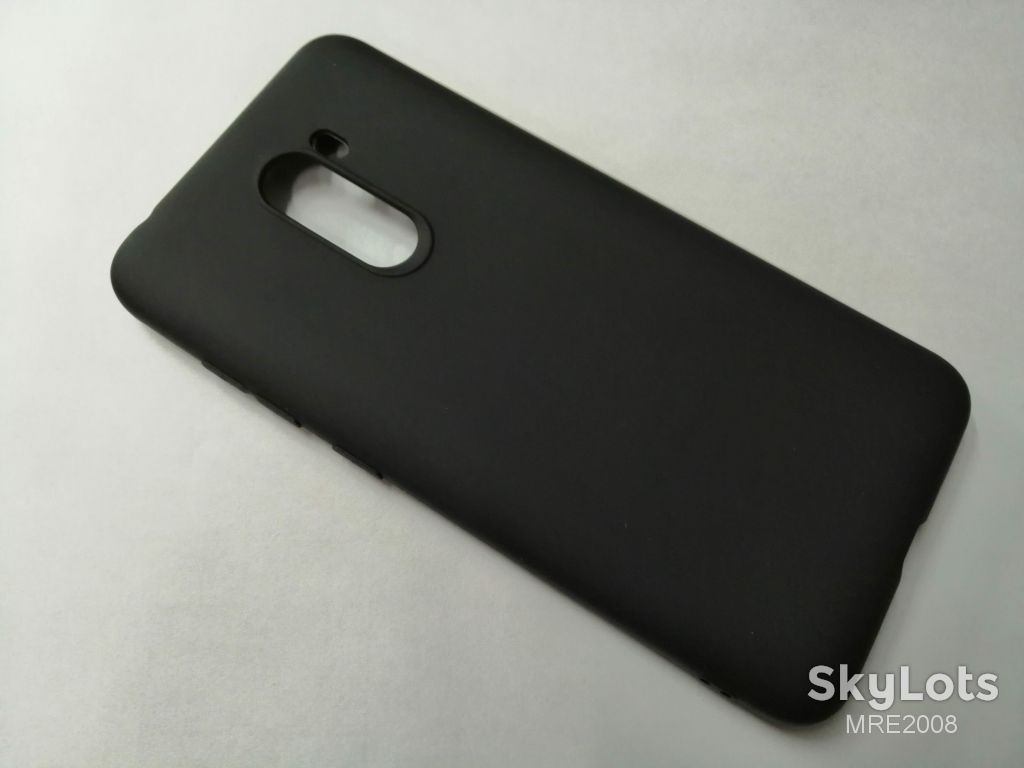 Силиконовый чехол Premium для Xiaomi Pocophone F1 black - фото фото фото 0