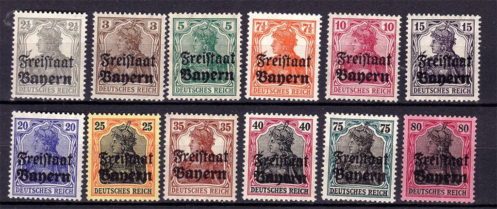 Германия - Бавария 1919 г MNH - фото фото фото 0
