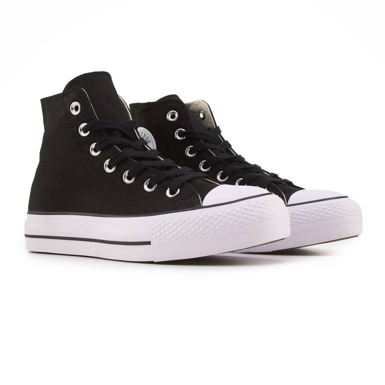 Converse Chuck Taylor All Star Lift High Black White 40 - фото фото фото 1