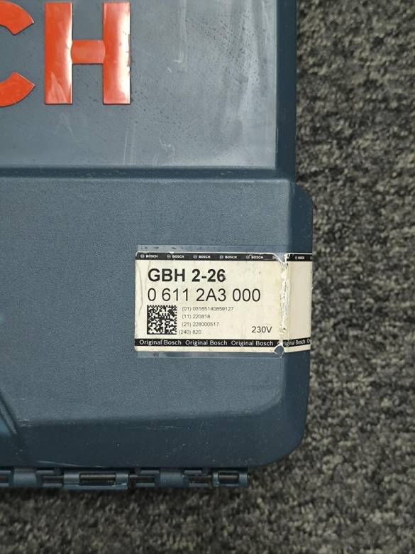 Перфоратор Bosch GBH 2-26+кейс (06112А3000) Новый! - фото фото фото 3