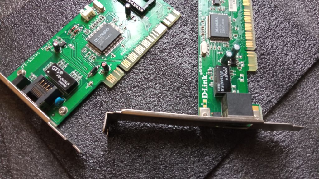 Сетевая карта PCI , двух видов - фото фото фото 3