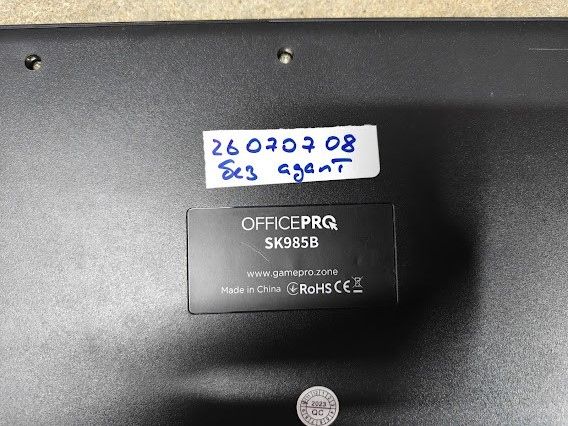 Беспроводная клавиатура OfficePro SK985B № 26070708 - фото фото фото 1