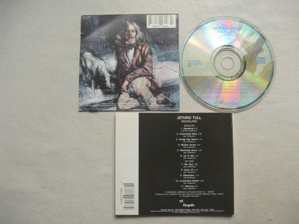 CD Jethro Tull.  Aqualung. 1973/1985 - фото фото фото 2