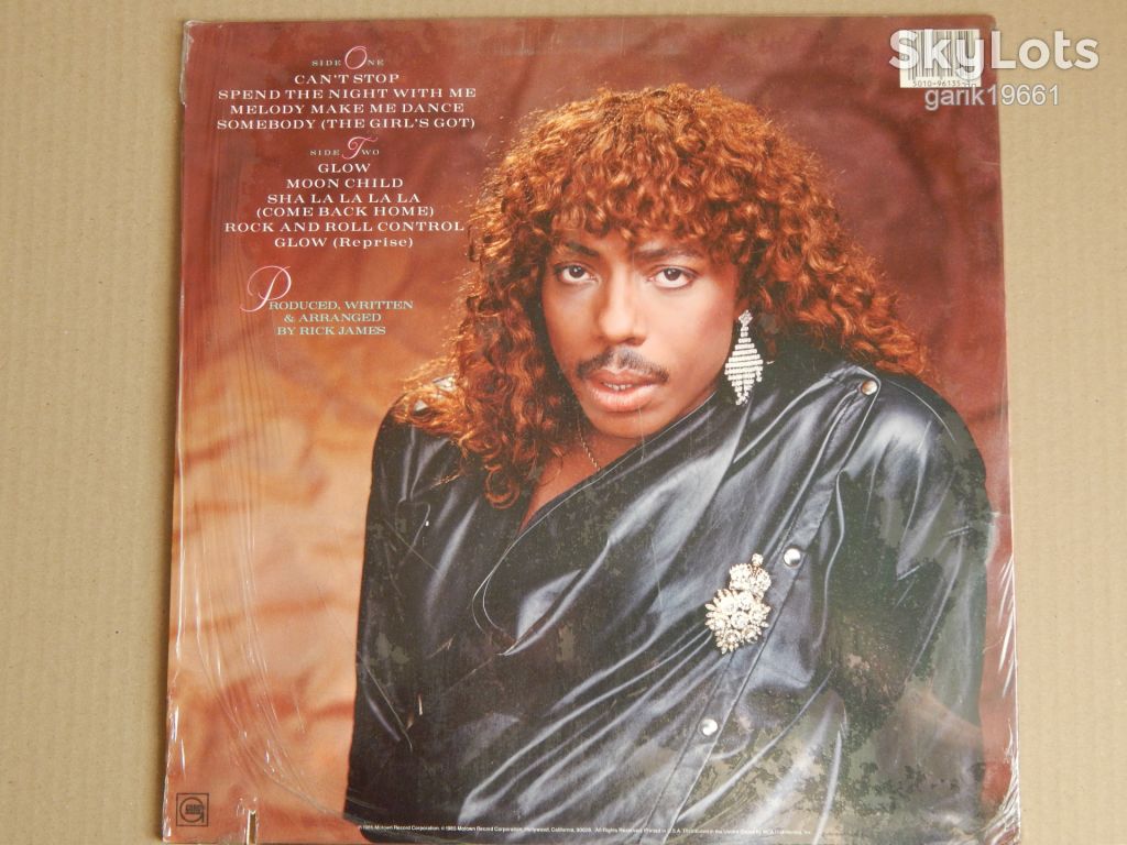 Rick James - Glow  (Gordy ‎– 6135 GL, US) insert EX+/NM- - фото фото фото 1