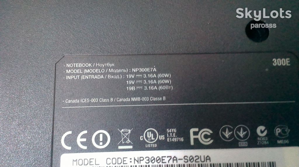 2320 - Корпус   (корито) ноутбука Samsung NP300E7A - фото фото фото 4