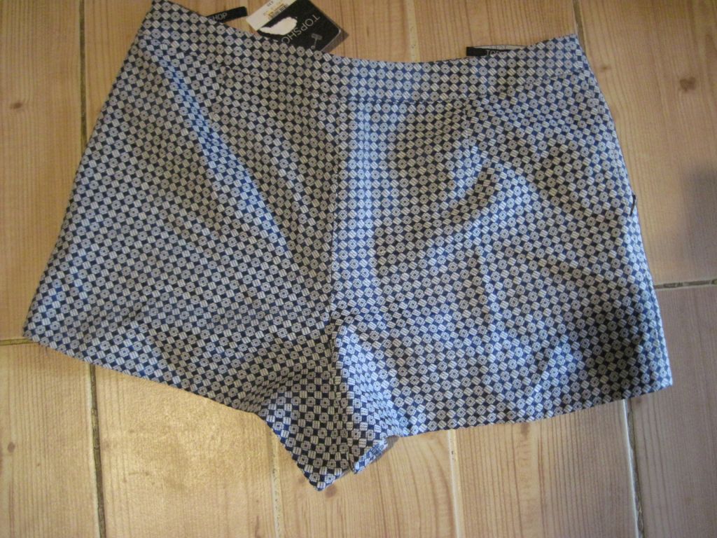 Новые шорты "TOPSHOP" р. 46 лен 55% - фото фото фото 4