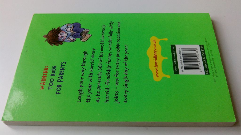 Francesca Simon. Horrid Henry's Hilariously Horrid Joke Book. - фото фото фото 1