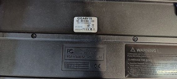 Мультимедийная брендовая клавиатура Gigabyte GK-K6150 USB № 232308211 - фото фото фото 1