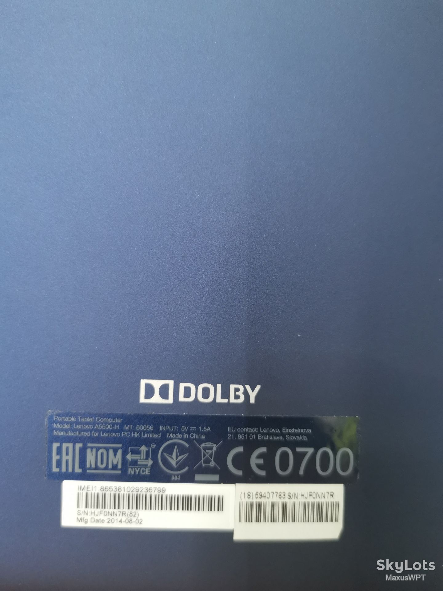 #1127 Sklad Lenovo A5500 blue 3g - фото фото фото 2