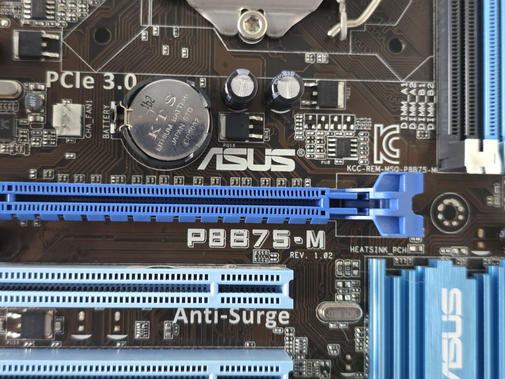 Материнська плата s1155 ASUS P8B75-M     (Socket 1155, DDR3, б/у) - фото фото фото 2