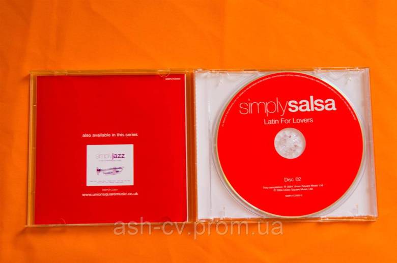 Музичний диск CD. SIMPLY SALSA - Latin for Lovers - фото фото фото 2