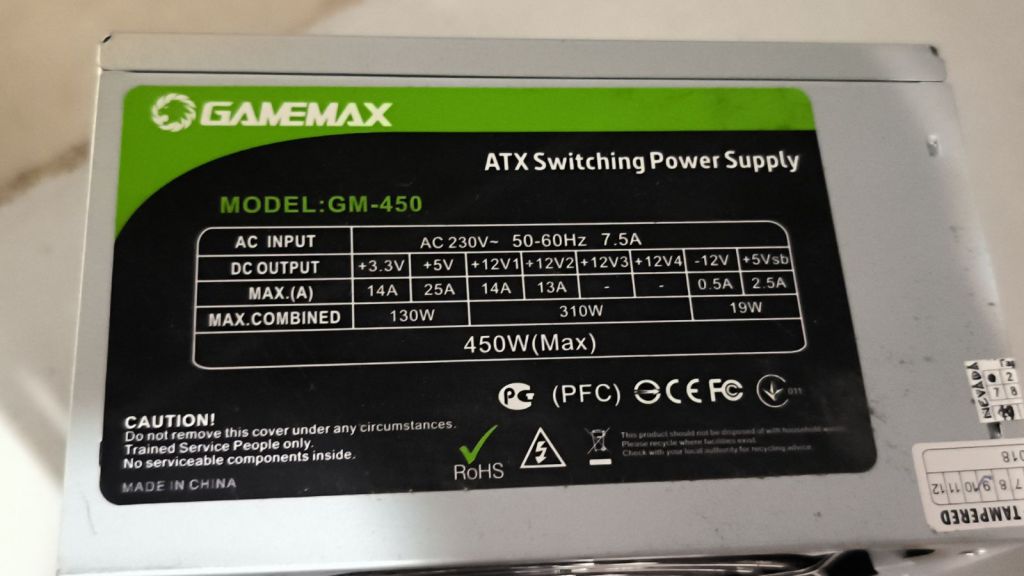 Блок живлення GAMEMAX GM-450 450W - фото фото фото 3