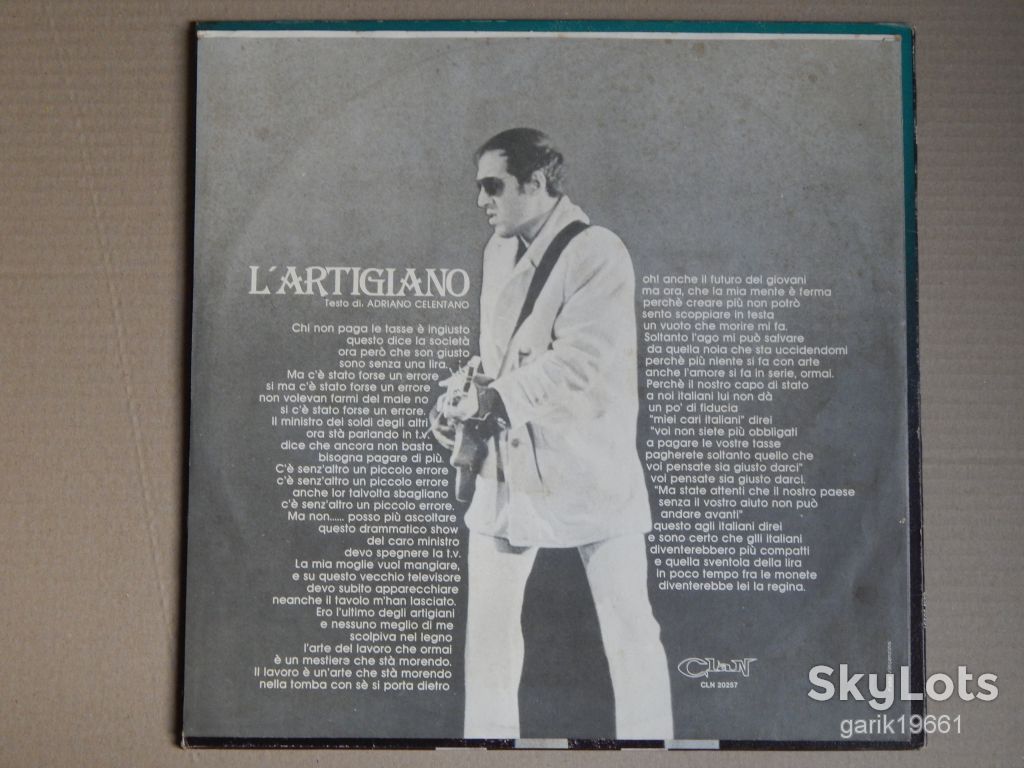 Adriano Celentano ‎– Deus  (Clan Celentano ‎– CLN 20257, I taly) insert EX+/EX+ - фото фото фото 2