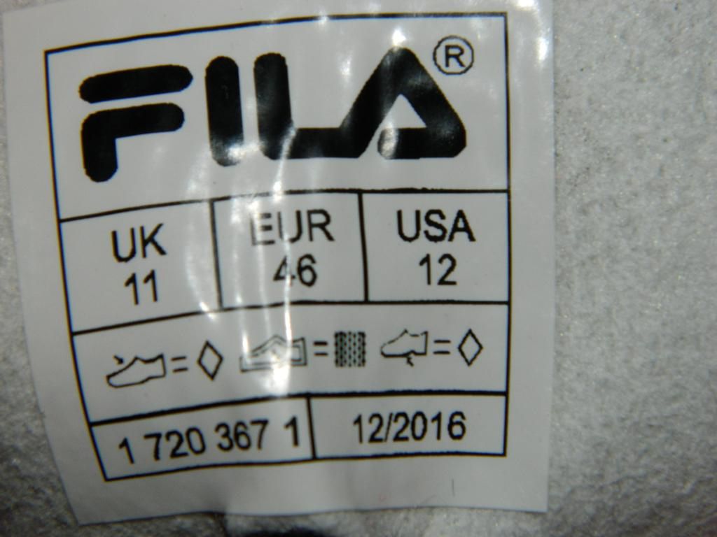 Копочки FILA  (оригинал) фирменные размер-46 стелька-29,5см - фото фото фото 3