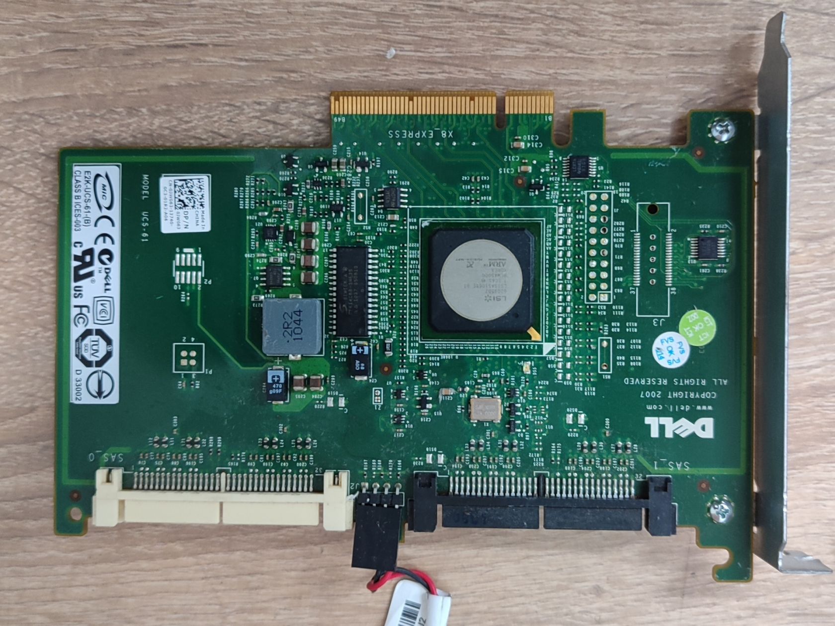SAS/SCSI RAID-контроллер Dell UCS-61 - бу - фото фото фото 4
