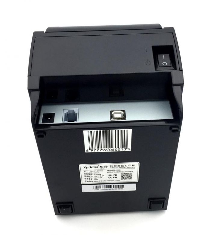 Чековий принтер Xprinter XP-Q90EC з автоматичним обрізувачем - фото фото фото 2
