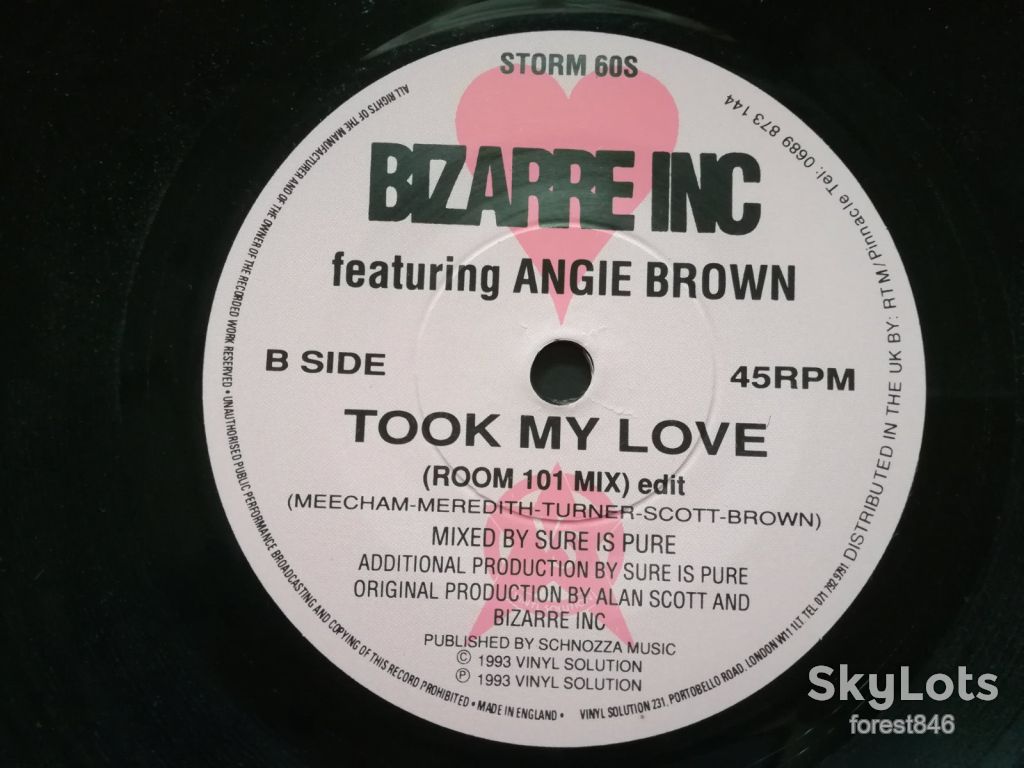 Bizarre Inc. featuring Angie Brown-NM+, 7"-Англія - фото фото фото 3