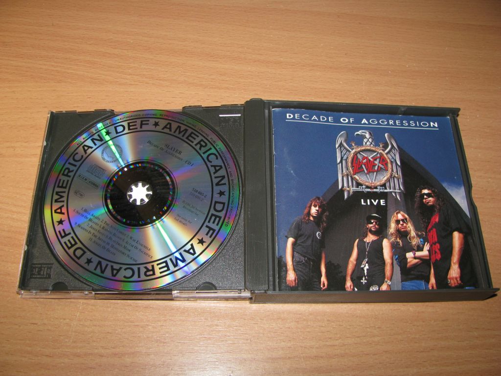SLAYER - Decade Of Aggression Live  (1991 Def American 2CD 1st press,Germany) - фото фото фото 3