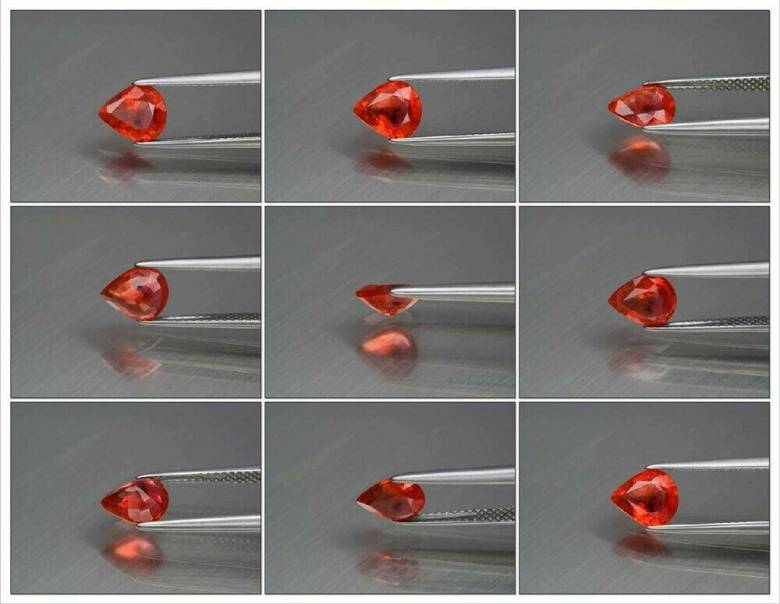 Сапфир 1.24 CT.  7.4 x 6.2 x 3.4 mm - фото фото фото 1