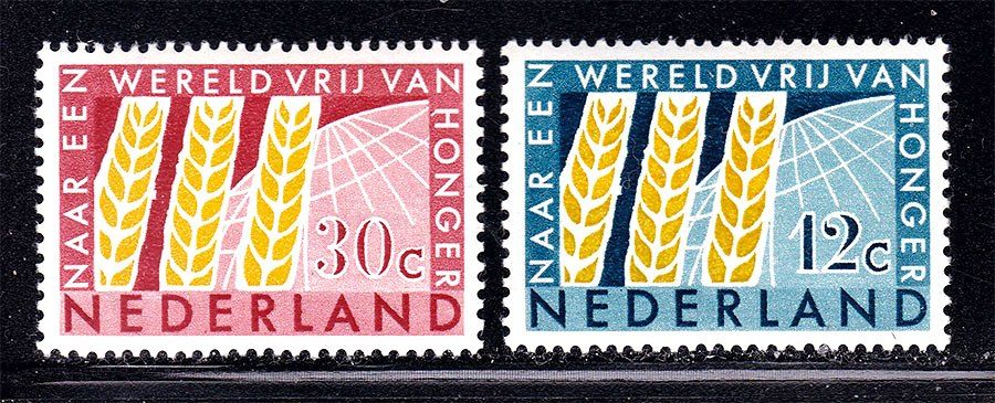 Нидерланды  1963 г  MNH  - борьба с голодом - фото фото фото 0