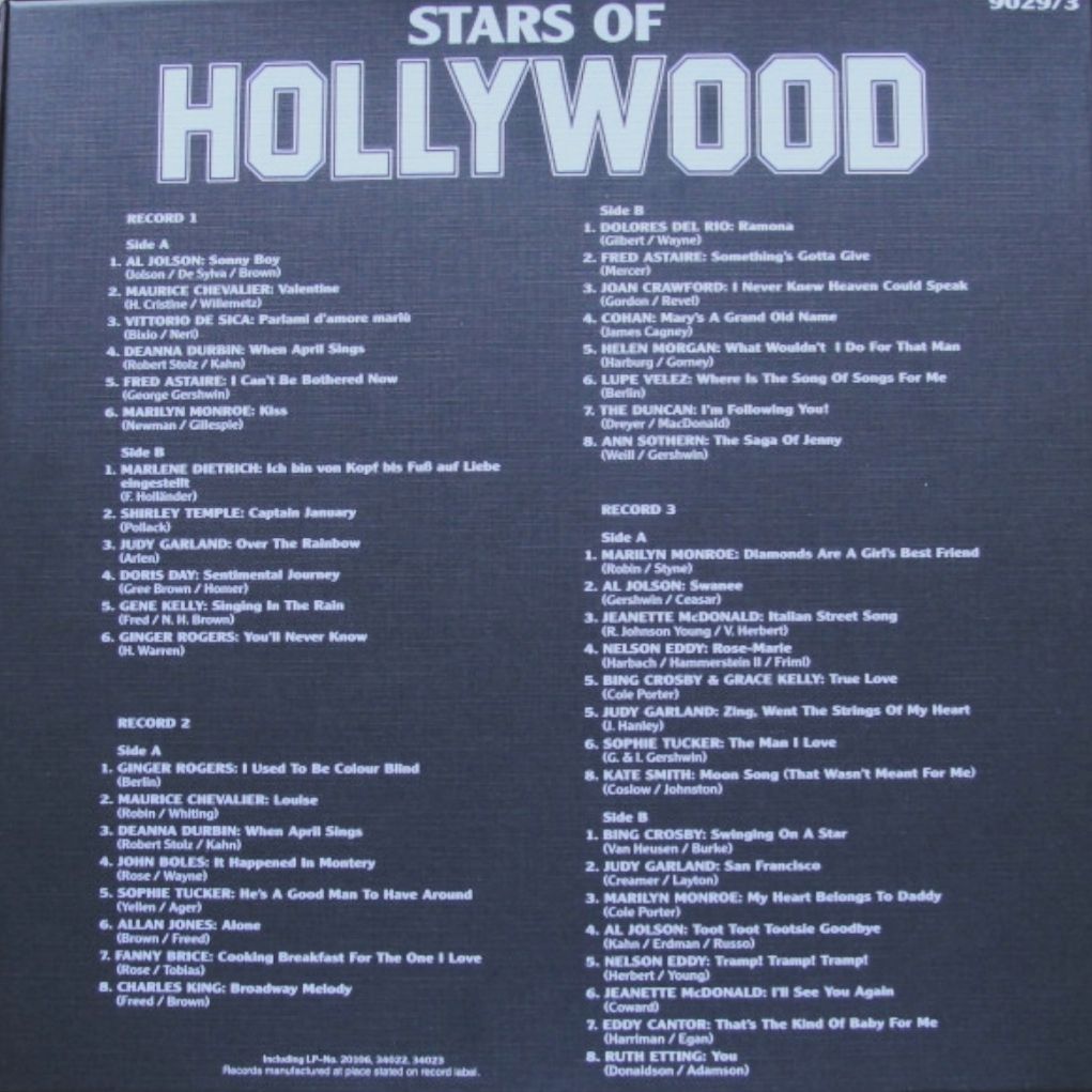V.A. Stars Of Hollywood - 1981.   (3LP). 12. Box Set. Vinyl. Пластинки. Germany. - фото фото фото 1
