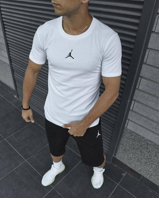 Футболка Jordan белая - фото фото фото 2