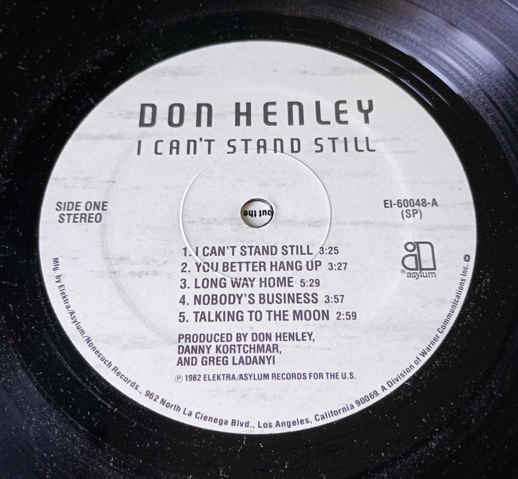 DON HENLEY I Can't Stand Still LP  EX- - фото фото фото 2
