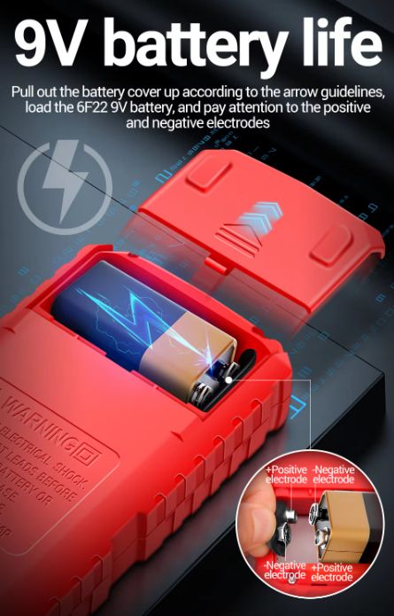 Універсальний мультиметр тестер-вольтметр ANENG High Precision SZ308 - фото фото фото 5