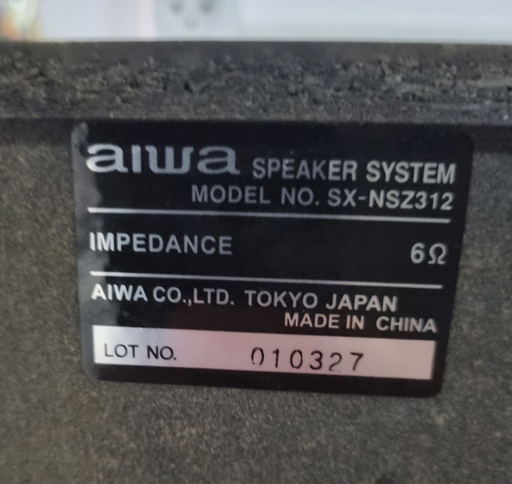 Колонки AIWA SX-NSZ 312 - фото фото фото 3