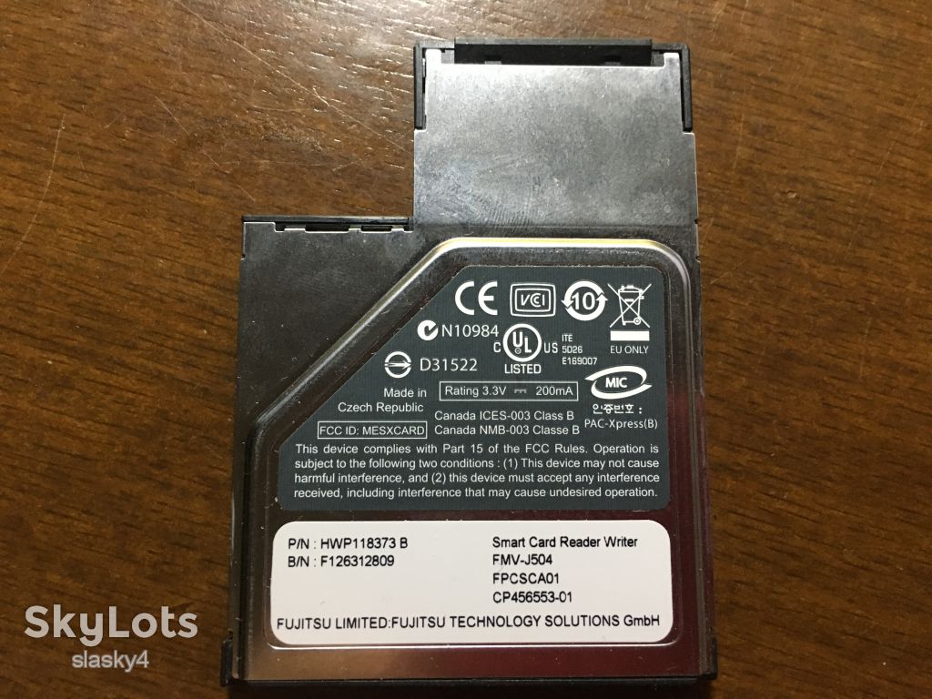 Fujitsu FMV-J504 Smart Card Reader Writer5 - фото фото фото 1