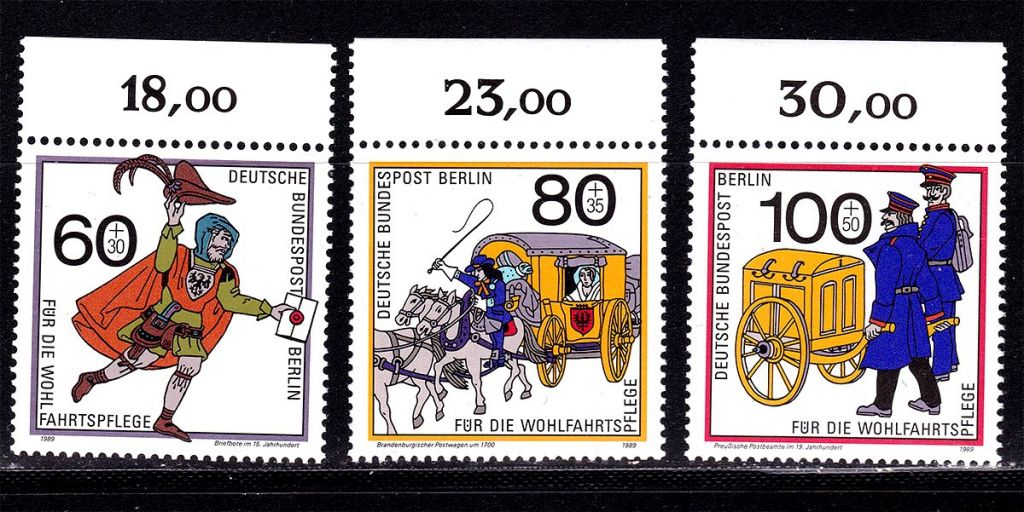Германия - Берлин  1989 г MNH - почта - фото фото фото 0