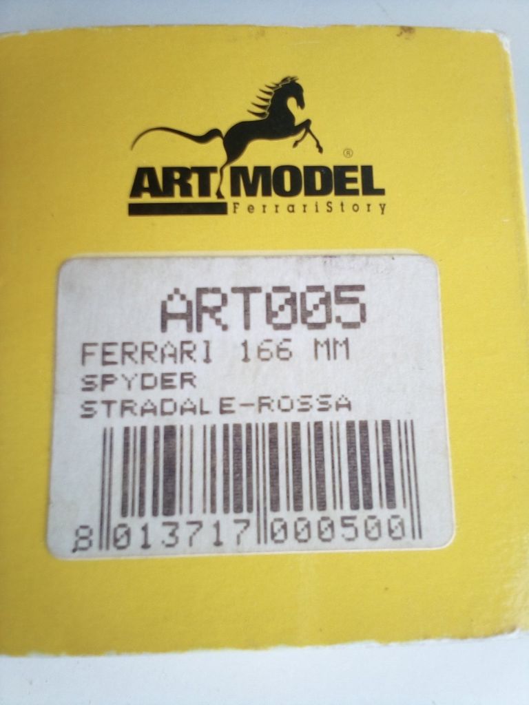 FERRARI 166 MM SPYDER STRADALE ART MODEL ART 005 1/43 - фото фото фото 4
