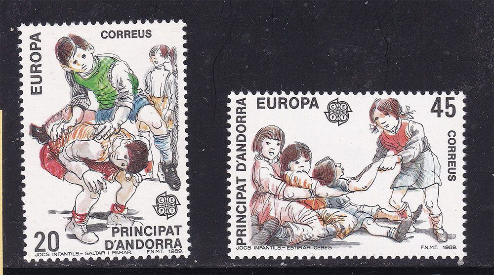 Андорра  1989 г MNH  -  дети - фото фото фото 0