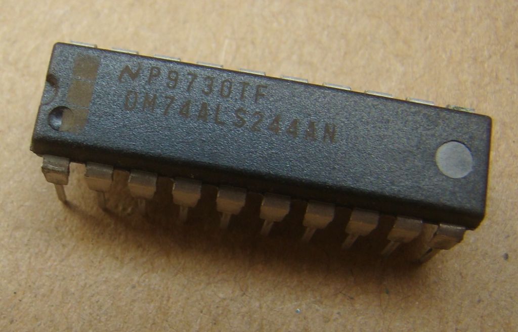 Мікросхема DM74ALS244AN - фото фото фото 0