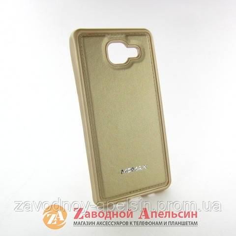 Samsung A5 A510 2016 чехол кожа Momax gold - фото фото фото 0