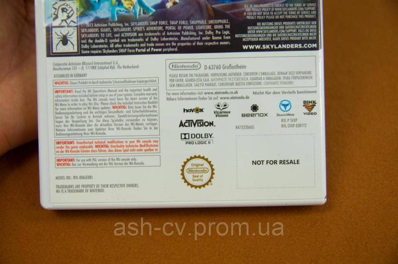 Диск Nintendo Wii - Skylanders Swap Force - фото фото фото 3