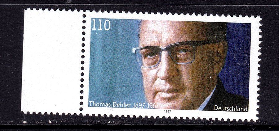 Германия  ФРГ  1997 г  MNH  - личности - - фото фото фото 0