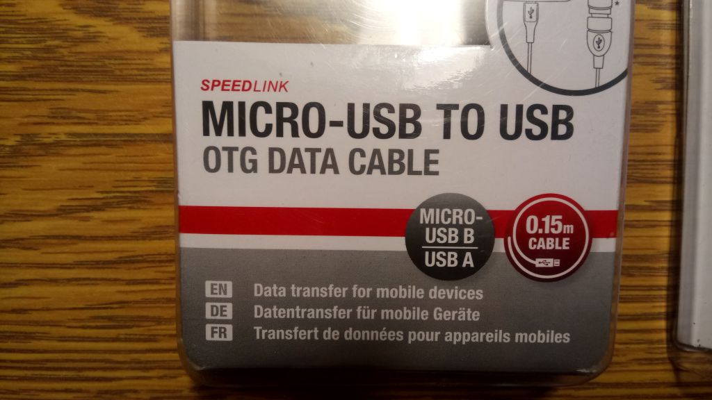 Кабель MICRO USB OTG SPEEDLINK SL-1701-BK  39 ГРН - фото фото фото 2