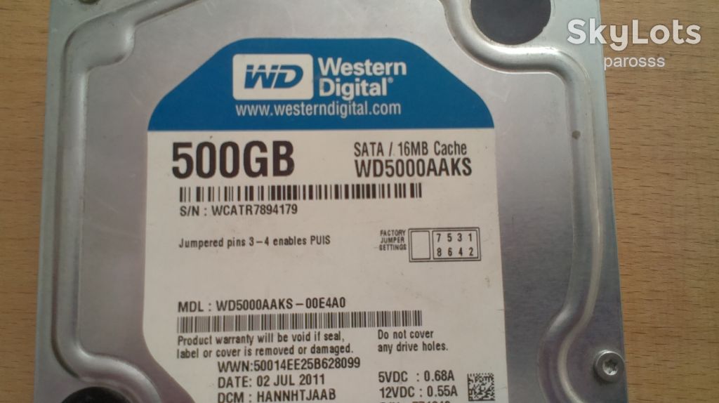 Жорсткий диск 500Gb WD - фото фото фото 1