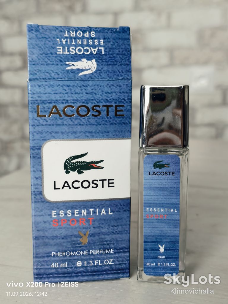 LACOSTE Essential Sport  40 ml Мужской с феромонами - фото фото фото 0