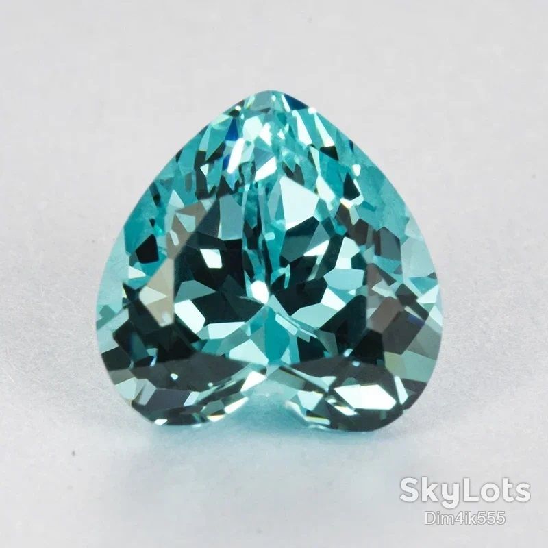 Гранат    (параиба) огранка Сердце 6x6мм 1.25ct - фото фото фото 2