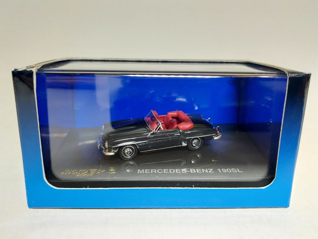 Ricko 1:87 Mercedes-Benz 190SL  (W121) black - фото фото фото 0